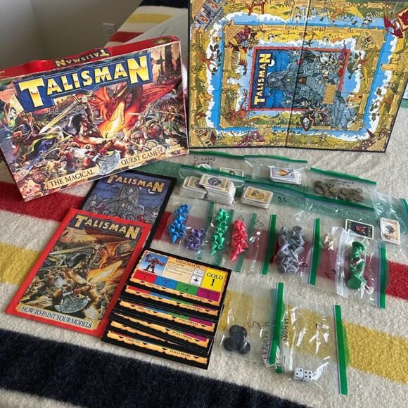 Vintage Talisman 3rd Edition 2002 Board Game Warhammer Fantasy Incomplete - Picture 1 of 12